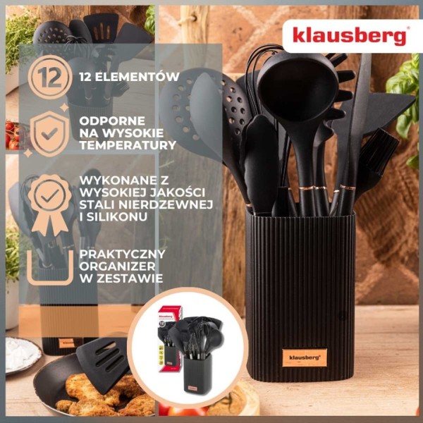 Zestaw przyborów kuchennych Klausberg KB-9011 (12 elementów)