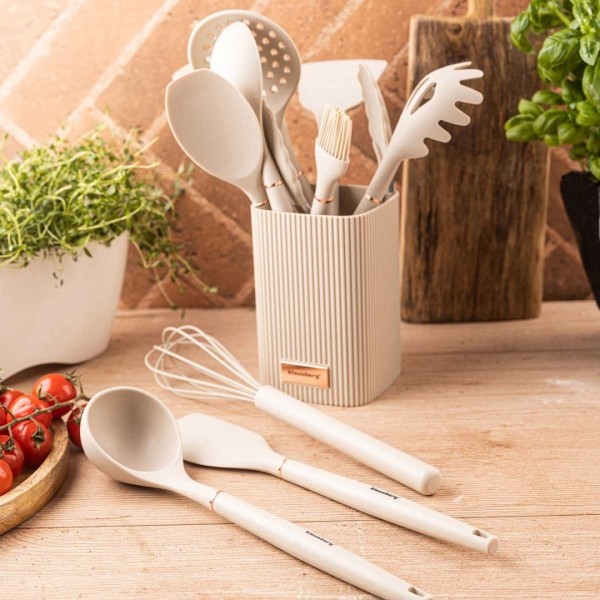 НАБІР З 12 СИЛІКОНОВИХ КУХОННИХ ПРЕПАРАТІВ У ПІДСТАВЦІ KLAUSBERG KB-9012