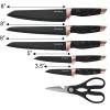 Zestaw noży kuchennych Klausberg KB-7770 (6 el.)