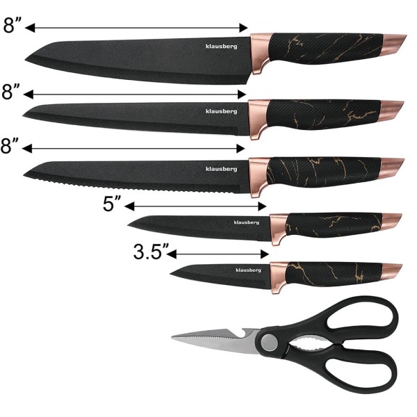 Zestaw noży kuchennych Klausberg KB-7770 (6 el.)