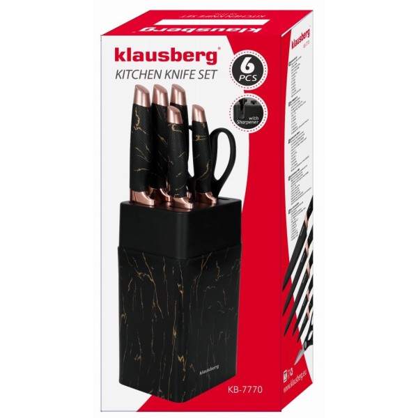 Zestaw noży kuchennych Klausberg KB-7770 (6 el.)