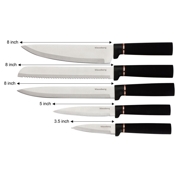 Zestaw noży kuchennych Klausberg KB-7835 (12 elementów)