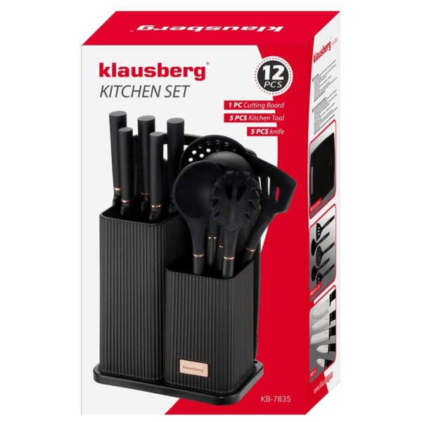 Zestaw noży kuchennych Klausberg KB-7835 (12 elementów)