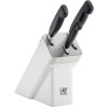 Zestaw 3 noży w bloku samoostrzącym Zwilling FOUR STAR (biały)