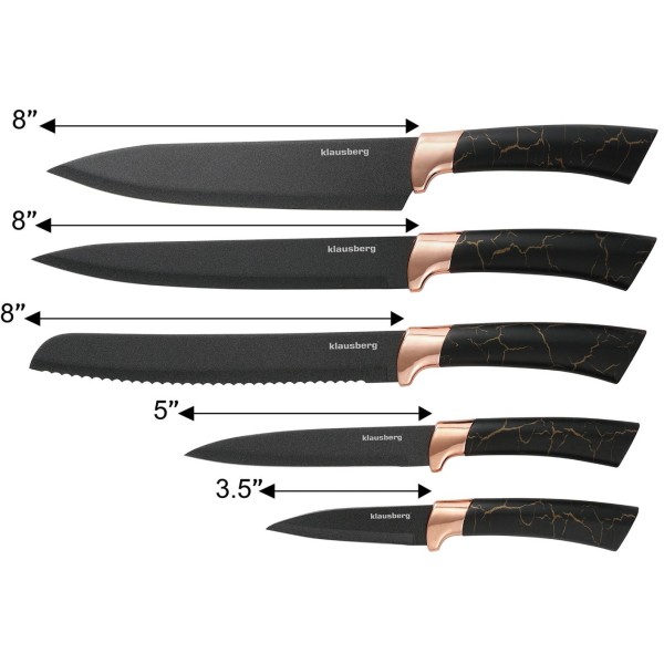 Zestaw noży kuchennych Klausberg KB-7799 (5 el.)