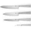 Набір із 4 сталевих кухонних ножів - Hendi 781029