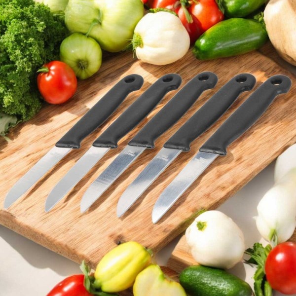 НАБІР З 5 НОЖІВ ДЛЯ ЧИЩЕННЯ ФРУКТІВ ТА ОВОЧІВ 259405