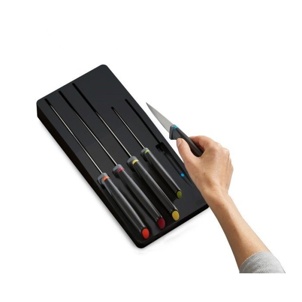 JJ-Набір із 5 ножів у блоці з 6 предметів Elevate різнокольоровий