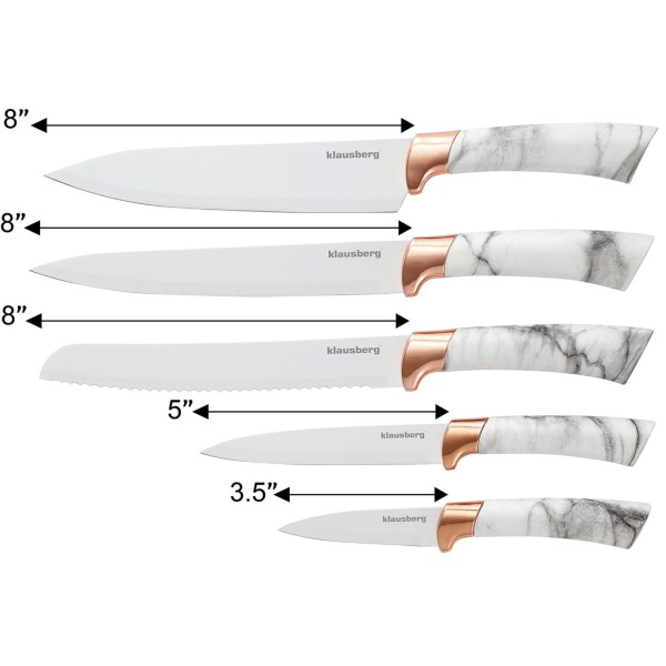 Zestaw noży kuchennych Klausberg KB-7800 (5 elementów)