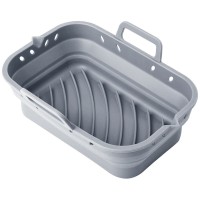 НАБІР СИЛІКОНОВИХ ВСТАВОК ДЛЯ ФРИТЮРНИЦІ БЕЗ ЖИРУ, 2 ШТУКИ, ПРЯМОКУТНІ 20,5X14,5 СМ, СКЛАДАЮЧІСЯ KLAUSBERG KB-7791