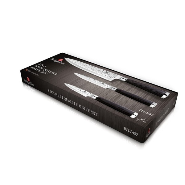 НАБІР З 3 ГЛЯНЦЕВИХ НОЖІВ BERLINGER HAUS BH-2487
