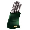 Zestaw noży w stojaku Berlinger haus EMERALD METALLIC LINE BH-2448 (6 elementów)