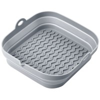 НАБІР СИЛІКОНОВИХ ВСТАВОК ДЛЯ ФРИТЮРНИЦІ БЕЗ ЖИРУ, 2 ШТУКИ, КВАДРАТНІ 20 СМ, СКЛАДНІ KLAUSBERG KB-7790