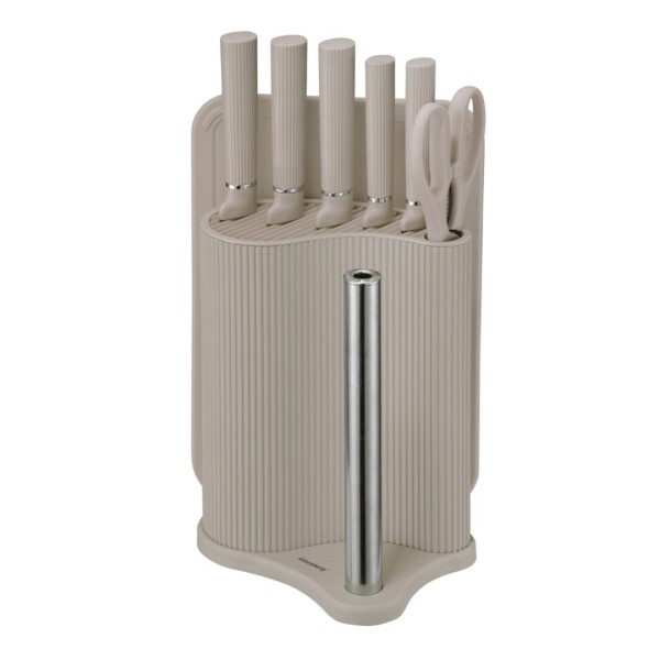 Zestaw noży kuchennych Klausberg KB-7979 (ze stojakiem i deską)