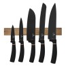 НАБІР З 5 КУХОННИХ НОЖІВ З ЛЕЗОМ BERLINGER HAUS BH-2884 ЧОРНА ТРОЯНДА