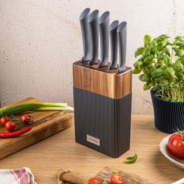 Zestaw noży kuchennych Klausberg KB-7979 (blok akacjowy)