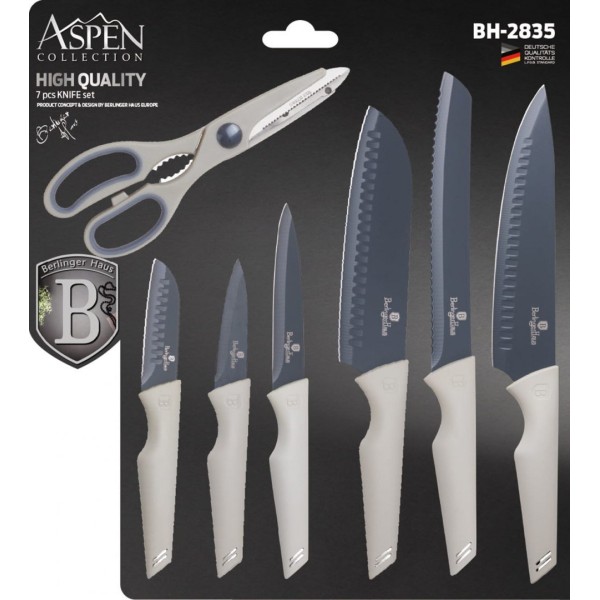 Zestaw noży Berlinger haus ASPEN BH-2835 (7 elementów)