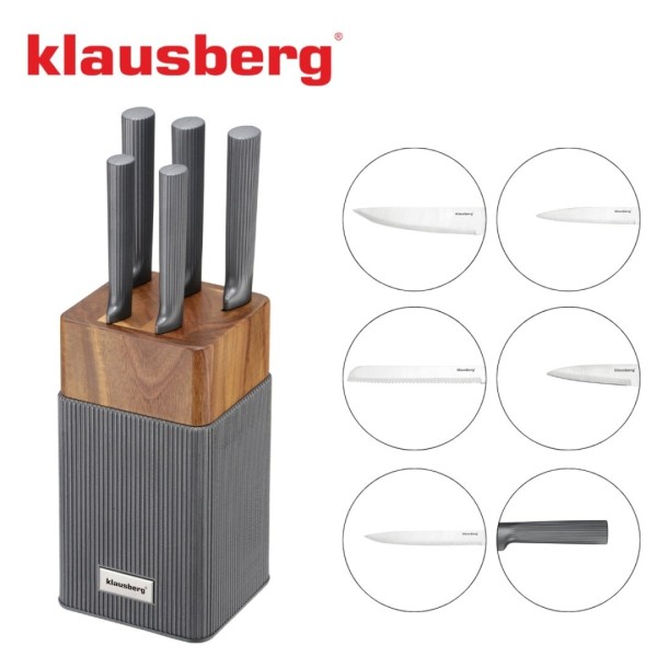 Набір ножів KLAUSBERG KB-7982 з акації