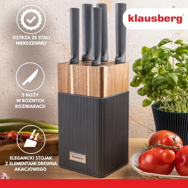 Набір ножів KLAUSBERG KB-7982 з акації