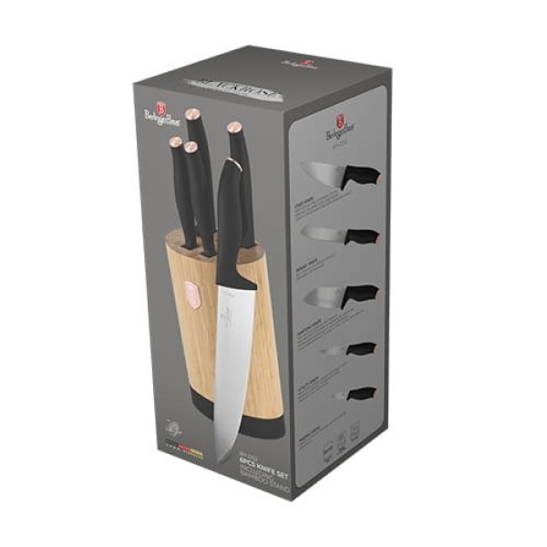 Zestaw noży w bloku Berlinger haus BH-2752 (6 elementów)