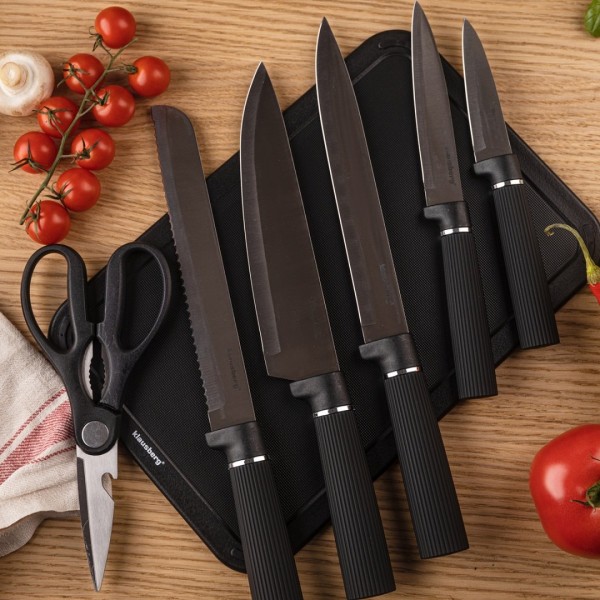 Zestaw noży i desek kuchennych Klausberg KB-7980 (w stojaku)