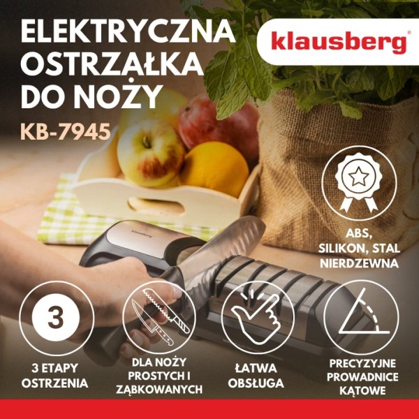 Електрична алмазна точилка для ножів KLAUSBERG KB-7945