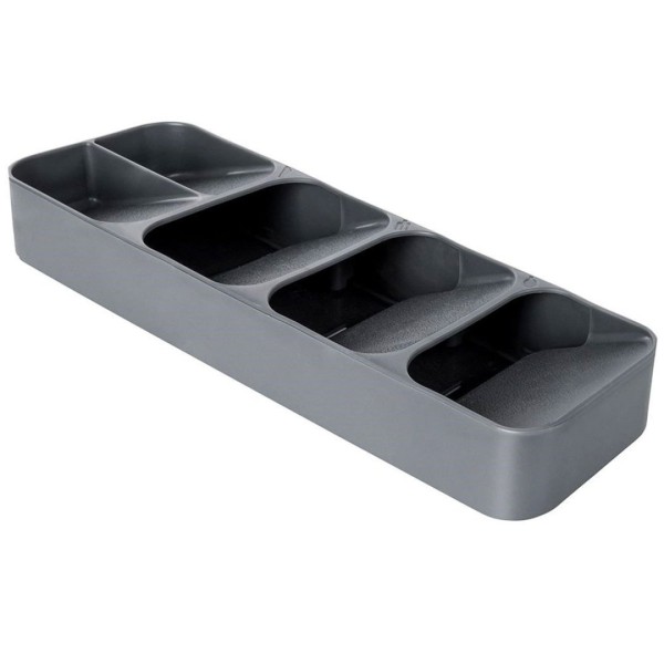 ОРГАНІЗАТОР ДЛЯ СТОЛОВИХ ПРИЛАДІВ, ВСТАВКА ДЛЯ ШУРМАШИНИ, сірий 229010-S