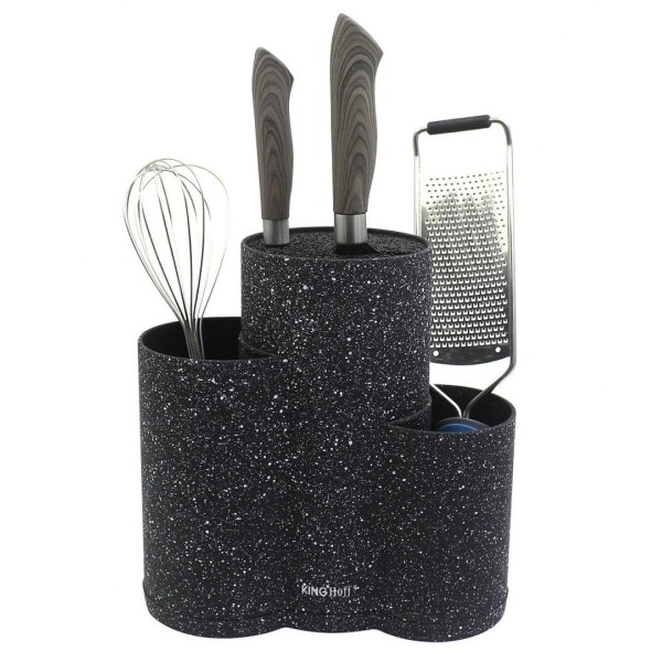 Blok na noże Kinghoff KH-1561 (czarny)