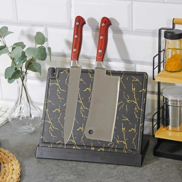 Stojak magnetyczny na noże Brunbeste 3772 (z ostrzałką)