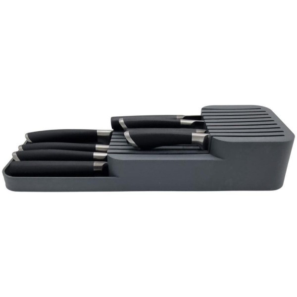 Organizer na noże VILDE blok wkład do szuflady (szary)