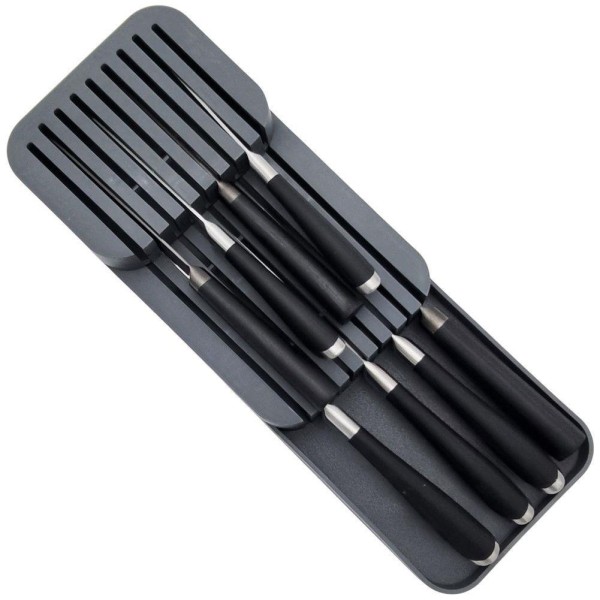 Organizer na noże VILDE blok wkład do szuflady (szary)