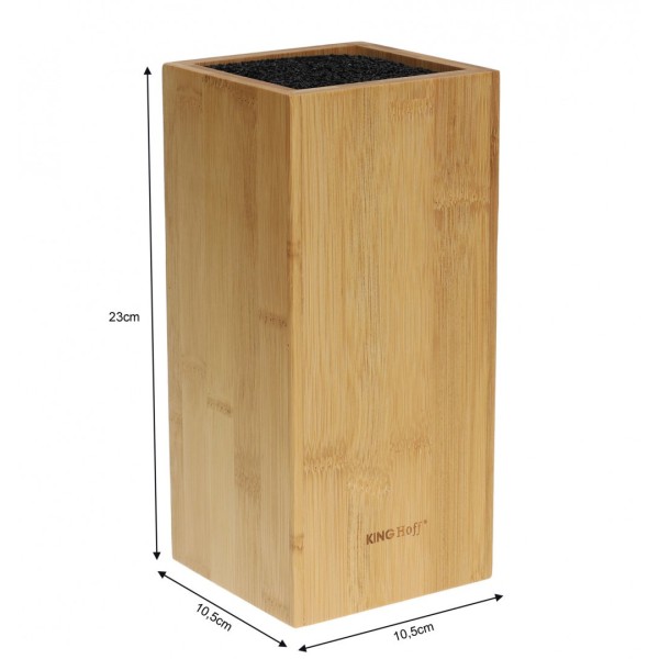 Blok na noże Kinghoff KH-1559 (bambusowy)
