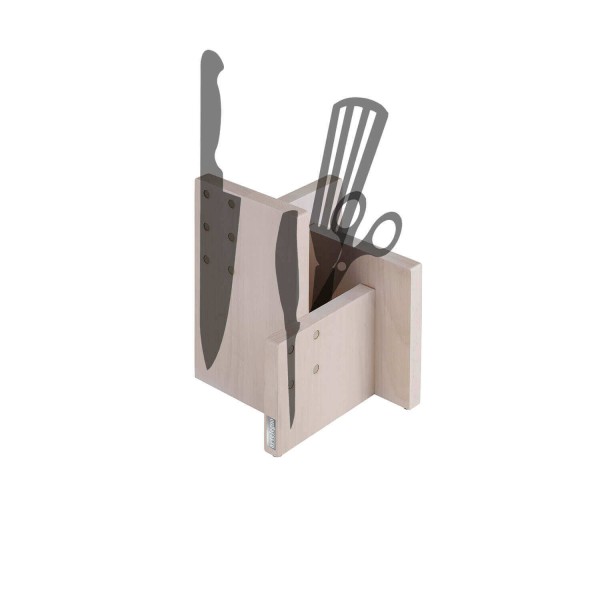 ARTELEGNO KOMBI Магнітна підставка для ножів з контейнером
