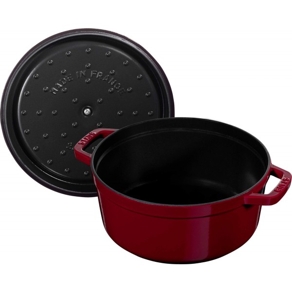 STAUB LA COCOTTE Кругла чавунна каструля 3,85 л, бордо