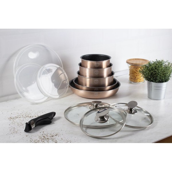 Zestaw garnków Berlinger haus BH-1591 (tytanowy)