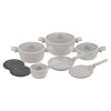 Набір з 12 мармурових посуду KLAUSBERG KB-7967