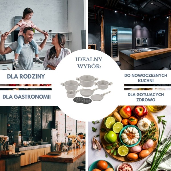 Набір з 12 мармурових посуду KLAUSBERG KB-7967