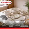 Набір з 12 мармурових посуду KLAUSBERG KB-7967