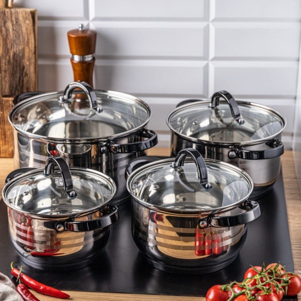 Zestaw garnków Klausberg KB-7701 (8 elementów)