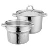 Каструля для приготування макаронів KLAUSBERG KB-7738, 7,5 л, 24 см, 3 ел.