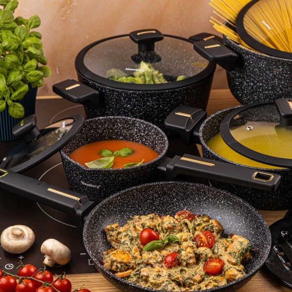 Набір з 12 мармурових посуду KLAUSBERG KB-7968