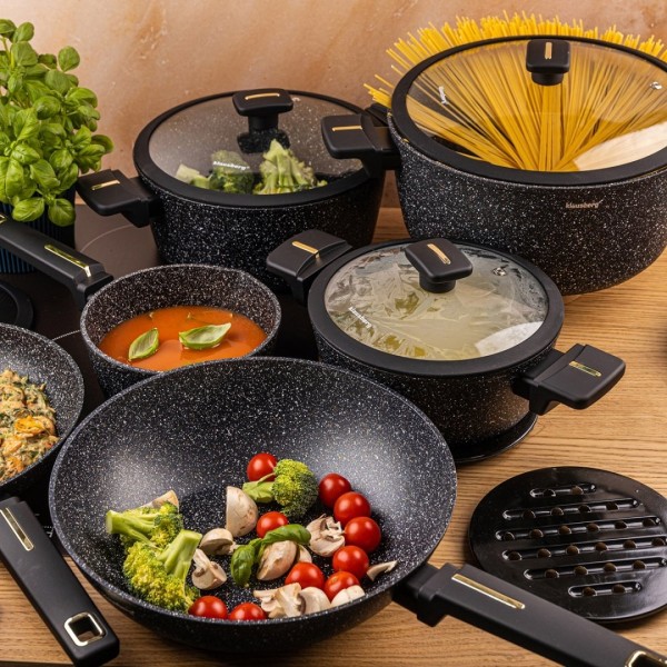 Набір з 12 мармурових посуду KLAUSBERG KB-7968