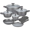 Набір посуду KLAUSBERG KB-7832 з антипригарним покриттям Magnum, 12 предметів