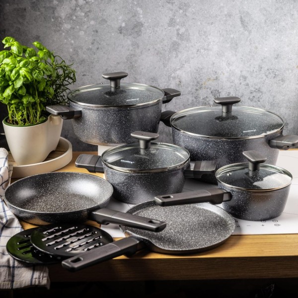 Набір посуду KLAUSBERG KB-7832 з антипригарним покриттям Magnum, 12 предметів