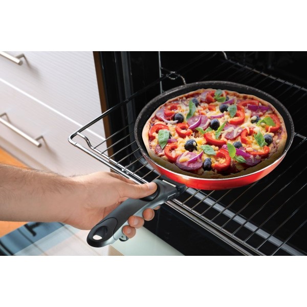 Набір посуду BERLINGER HAUS METALLIC LINE BURGUNDY BH-6145, 9 предметів, що складаються та готуються