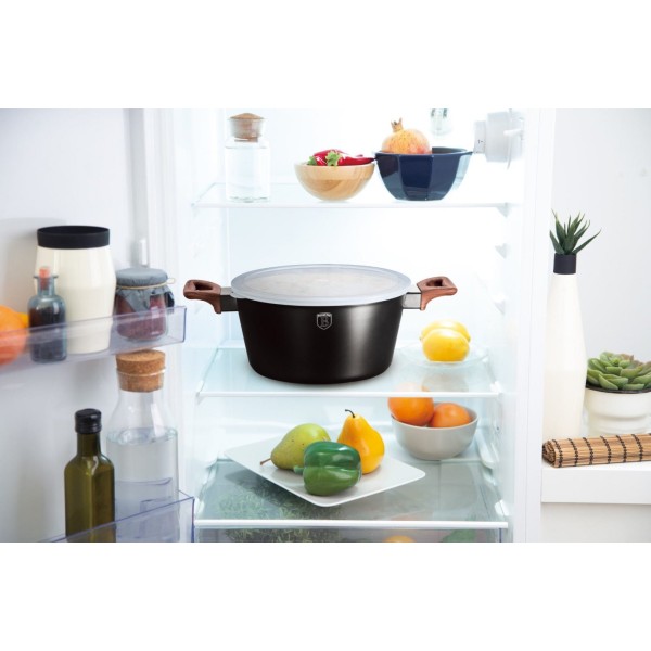Набір з 3 горщиків 24 см BERLINGER HAUS EBONY ROSEWOOD LINE BH-6782