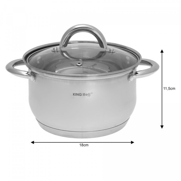 Zestaw garnków Kinghoff KH-4457 (12 elementów)