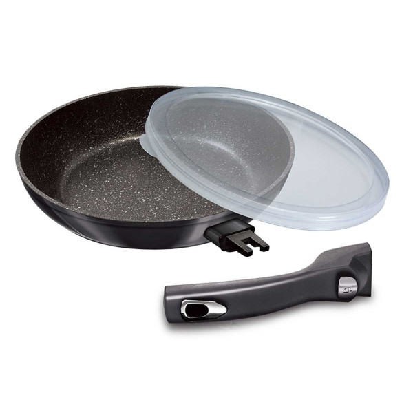 Zestaw garnków i patelni Berlinger haus BH-7052 CARBON PRO (z powłoką carbon)