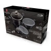 Zestaw garnków i patelni Berlinger haus BH-7052 CARBON PRO (z powłoką carbon)