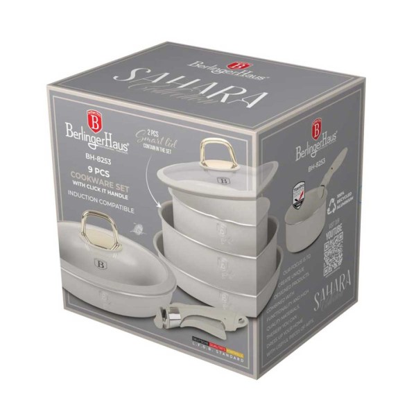 Zestaw garnków Berlinger haus BH-8253 SAHARA (9 elementów)